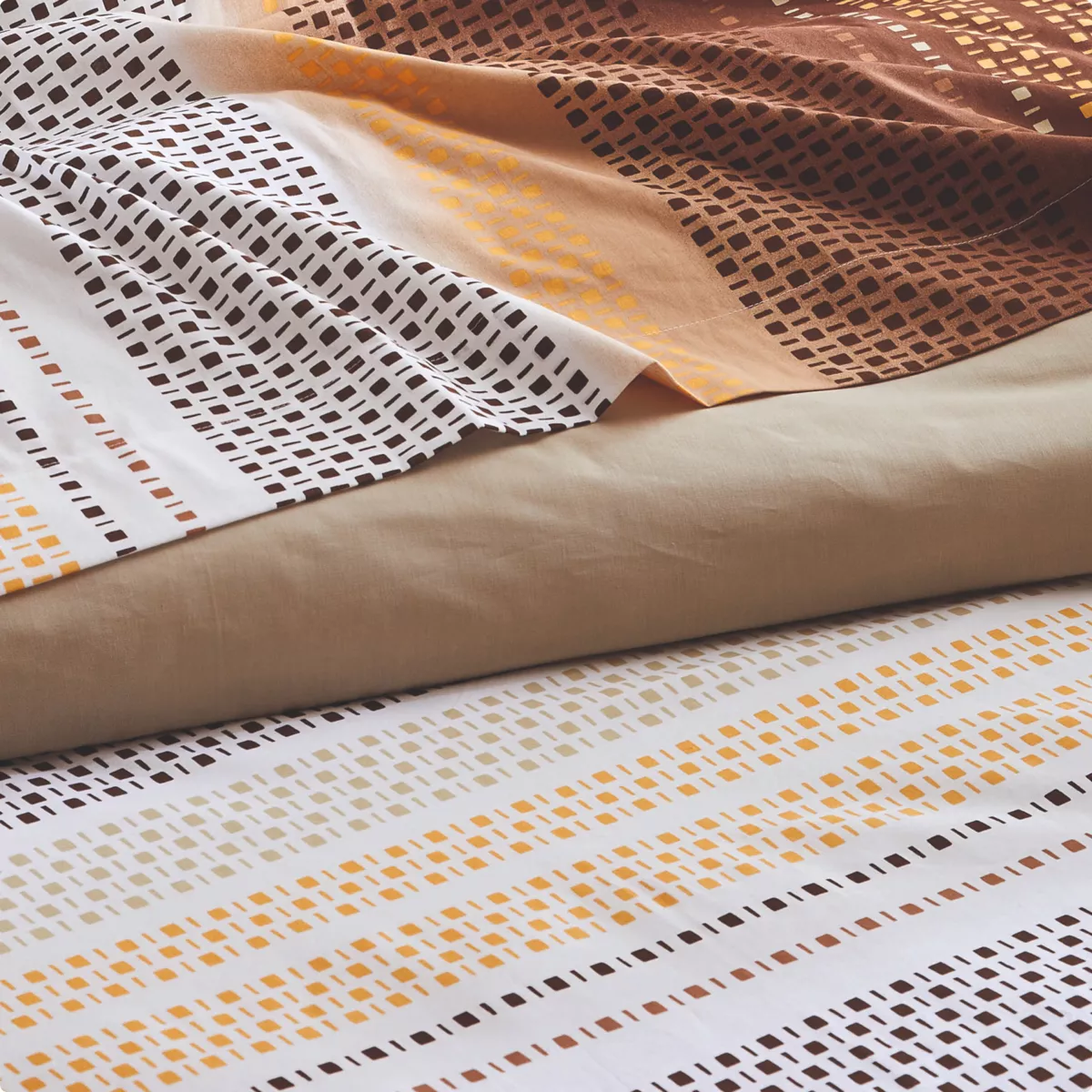 Copripiumino in cotone (240 x 220 cm) Niagara Marrone castagna