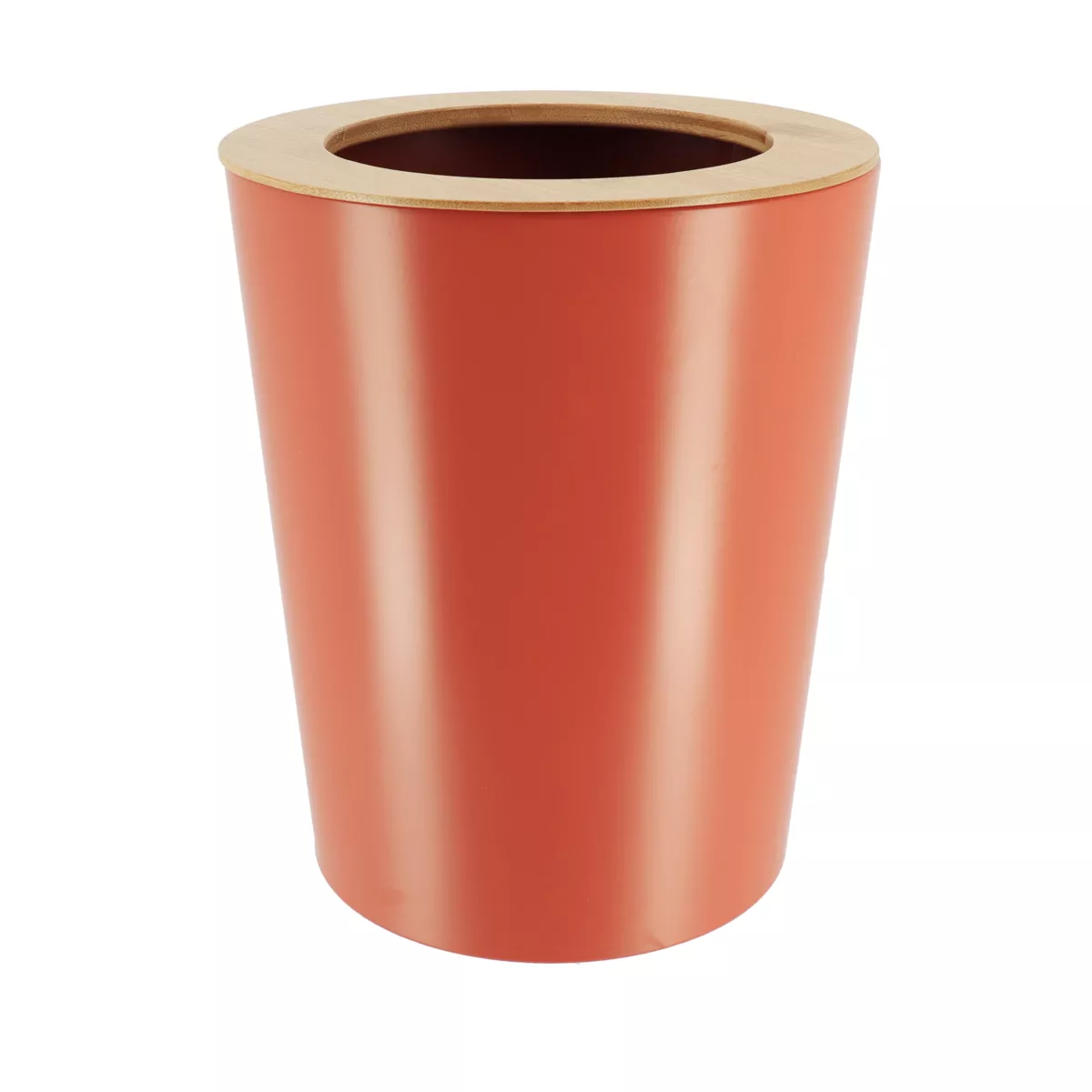 Pattumiera bagno 5L Puro bambù Terracotta