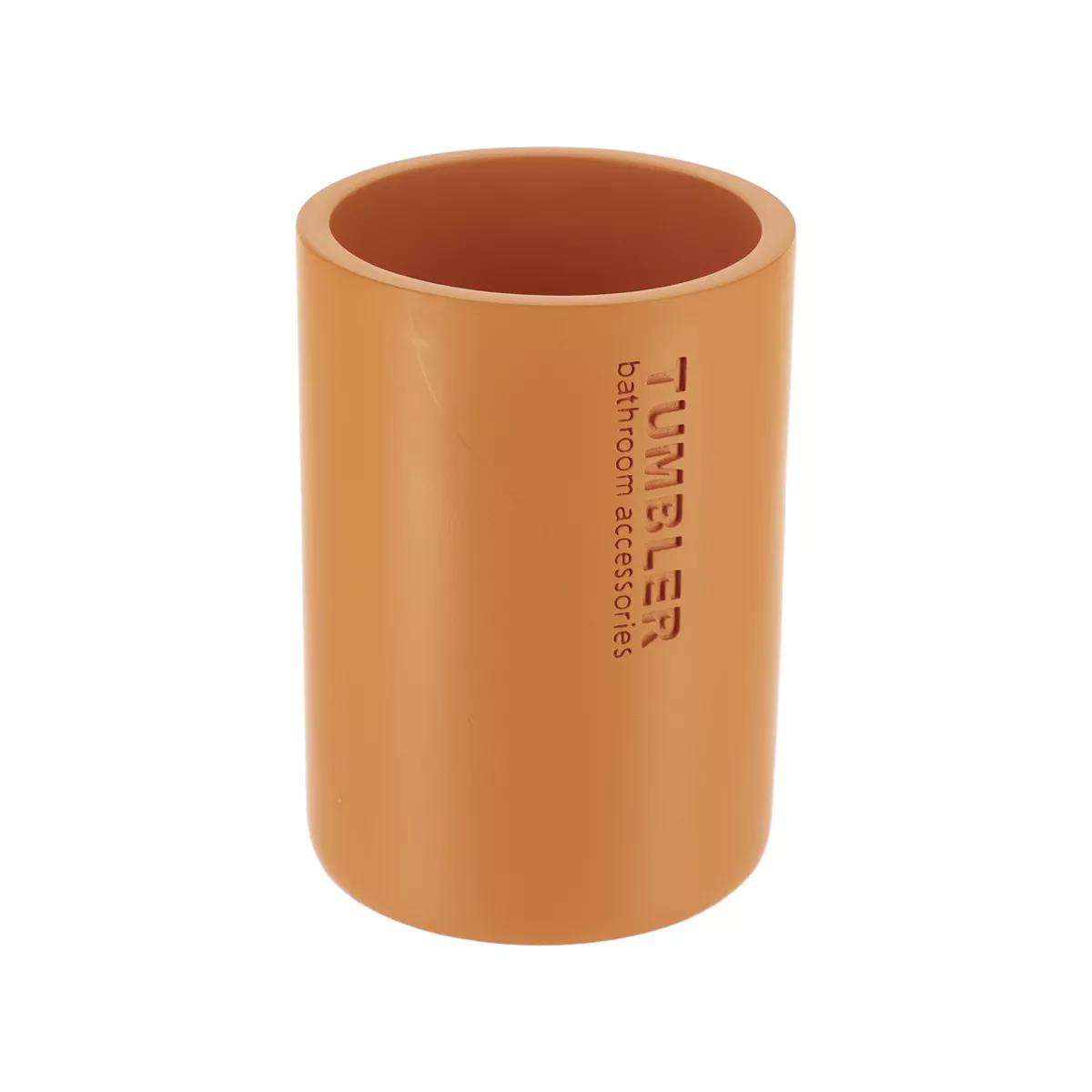 SET GOBELET DISTRIBUTEUR A SAVON ET PORTE SAVON POLYRESINE - MOUTARDE/BAMBOU