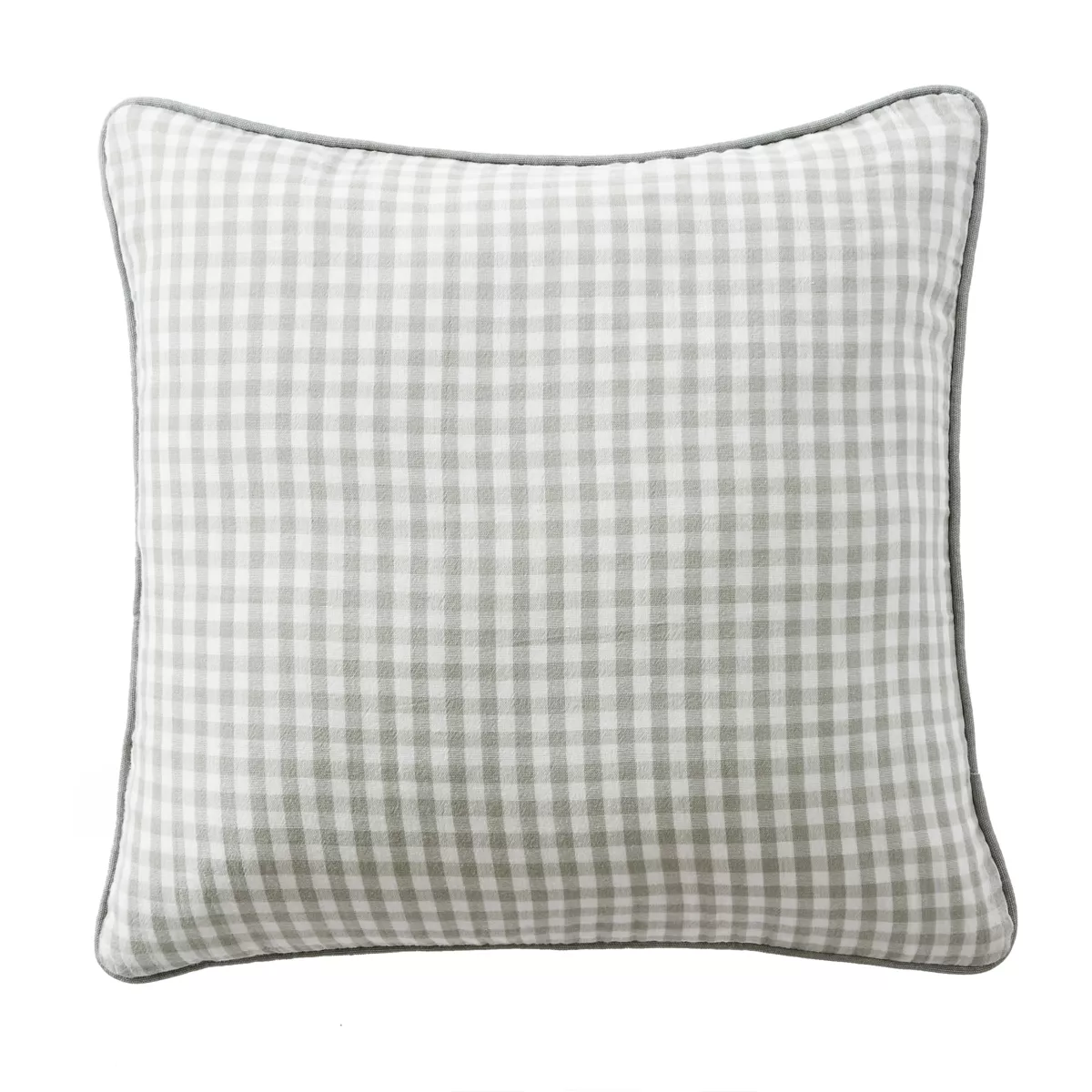 Coussin carré gaze de coton (45 x 45 cm) Vickie Vert eucalyptus