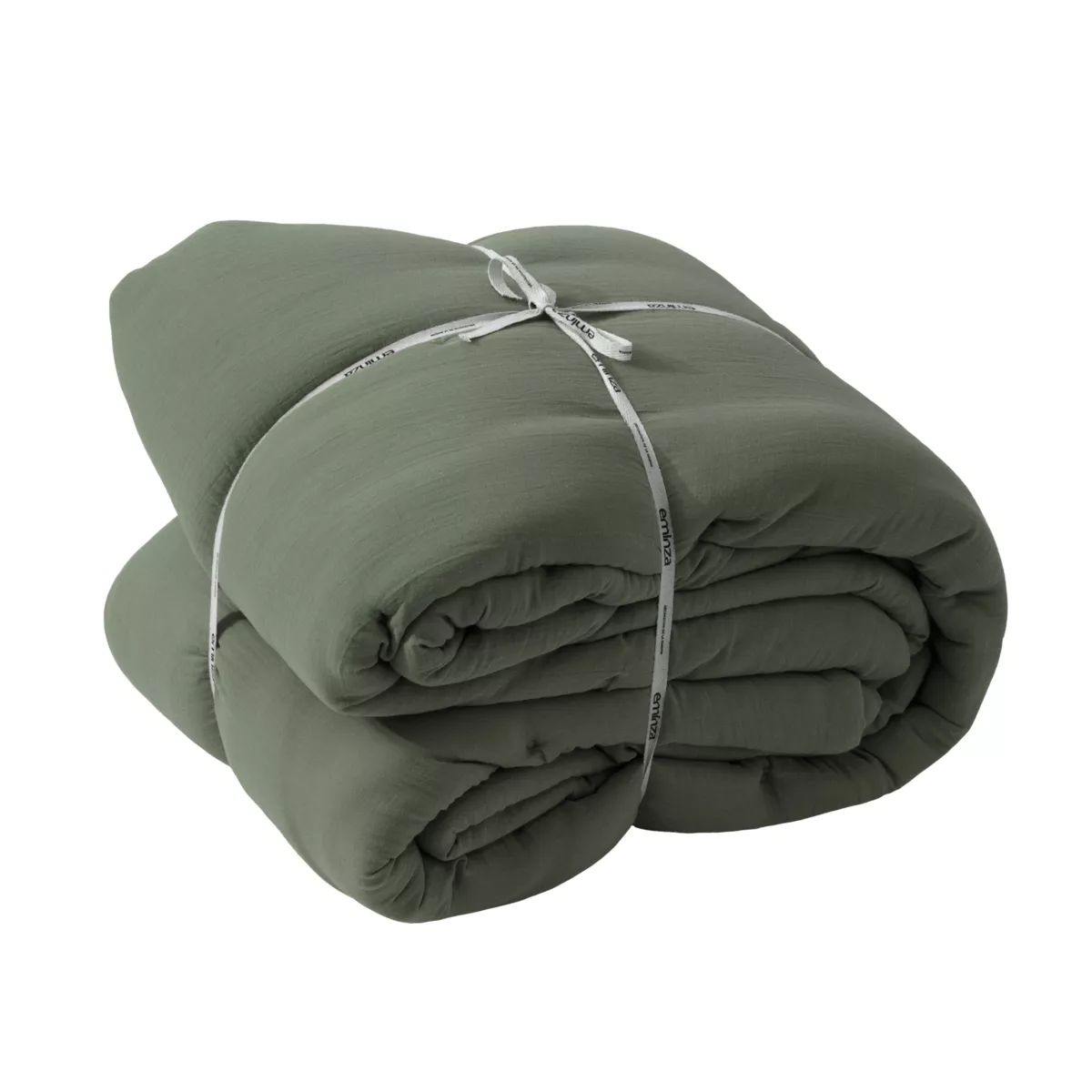 Tagesdecke Baumwoll-Gaze (240 x 220 cm) Gaïa Rosmaringrün