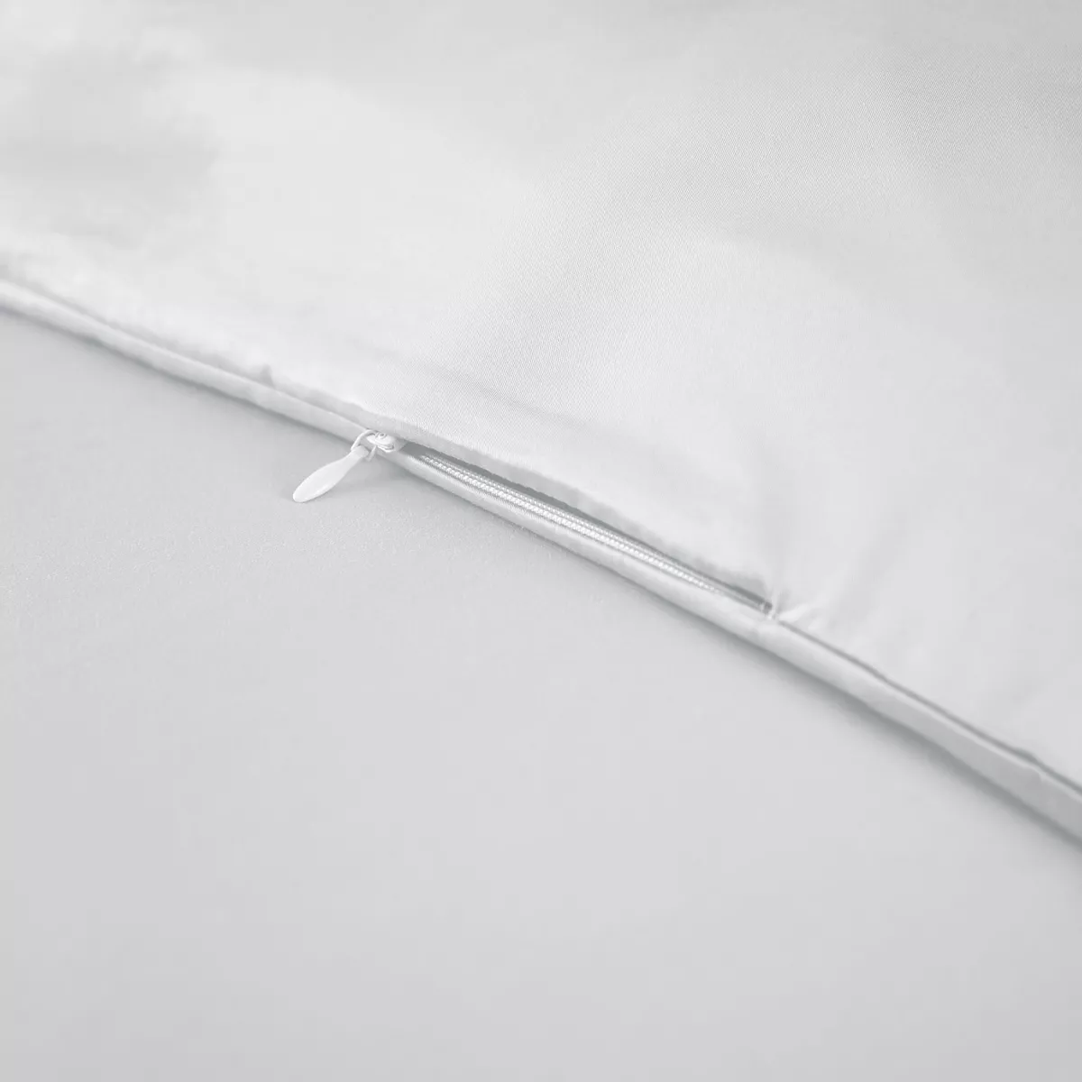Housse de couette satin de bambou (240 x 220 cm) Salomé Blanc chantilly