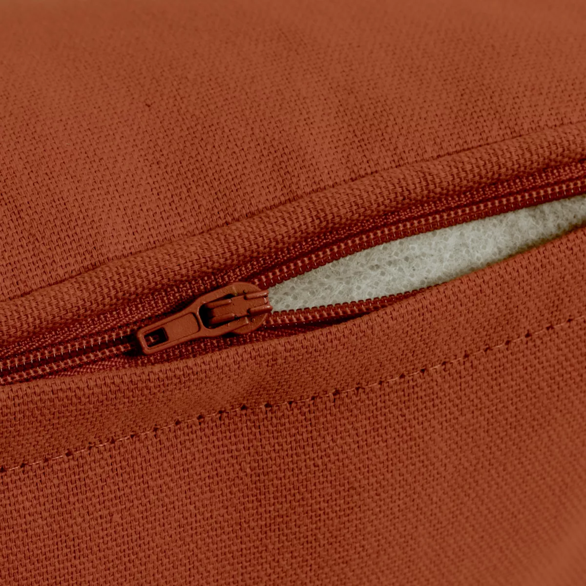 Cojín rectangular en algodón (30 x 50 cm) Pixel Terracota