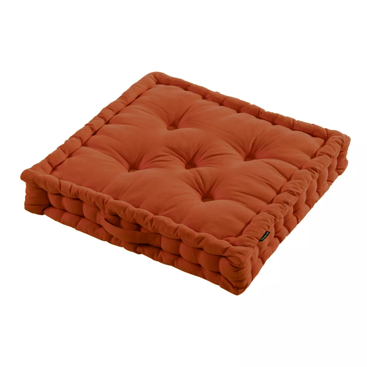 Cojín de suelo (60 x alt.10 cm) Pixel Terracota 5