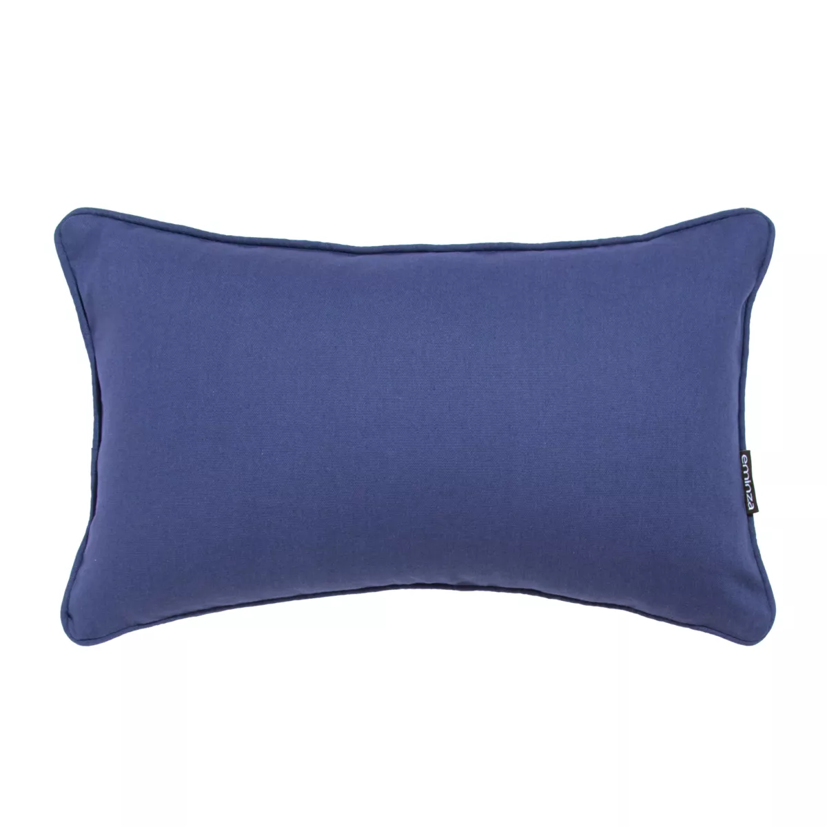 Coussin rectangulaire coton (30 x 50 cm) Pixel Bleu marine
