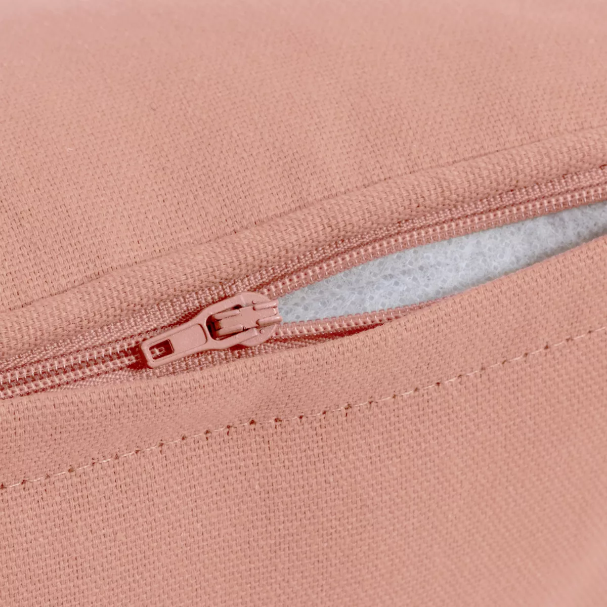 Cojín rectangular en algodón (30 x 50 cm) Pixel Rosa melocotón