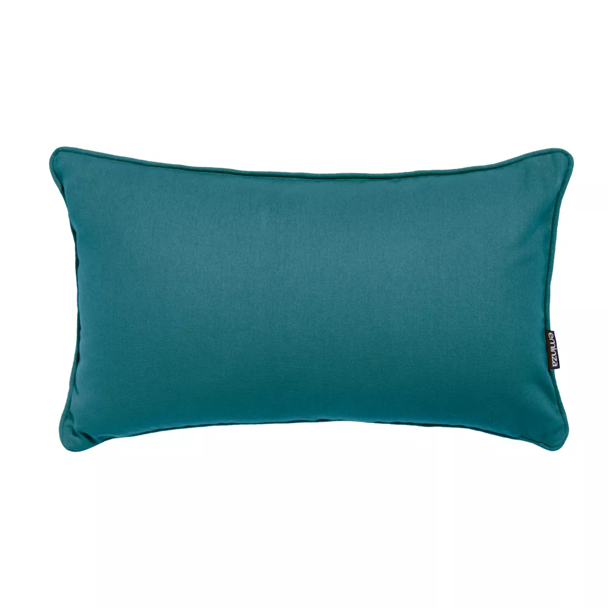 Coussin rectangulaire coton (30 x 50 cm) Pixel Bleu canard