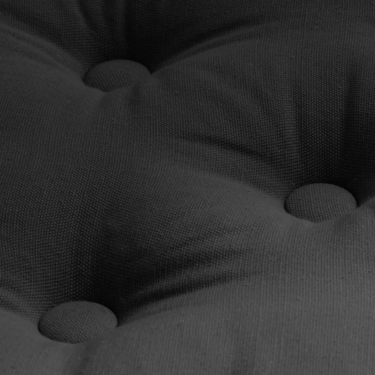 Coussin de sol coton (40 x 40 cm) Pixel Gris anthracite