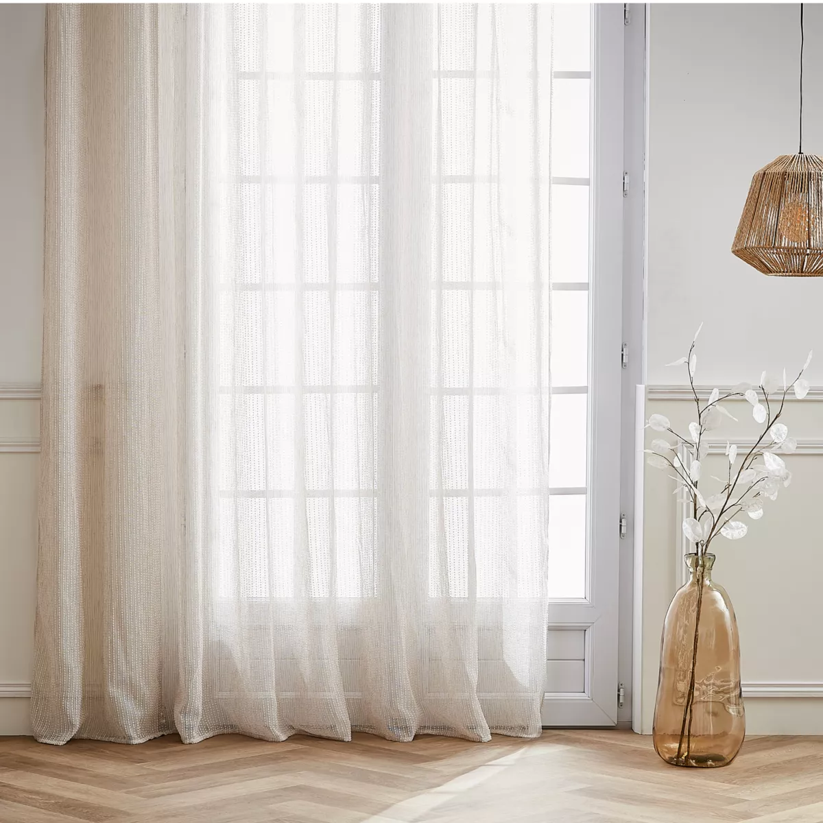Visillo con ojales (280 x 240 cm) Arthur Beige