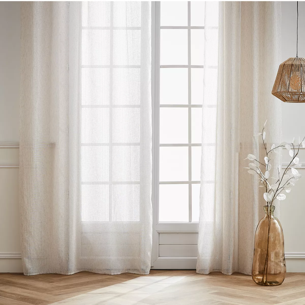 Gardine mit Ösen (180 x 240 cm) Arthur Beige