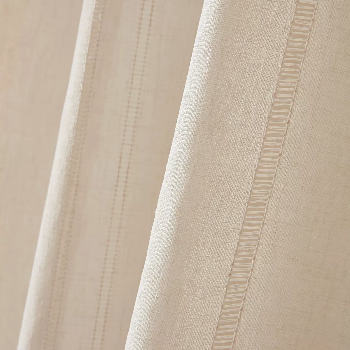 Visillo con ojales (140 x 240 cm) Léontine Beige