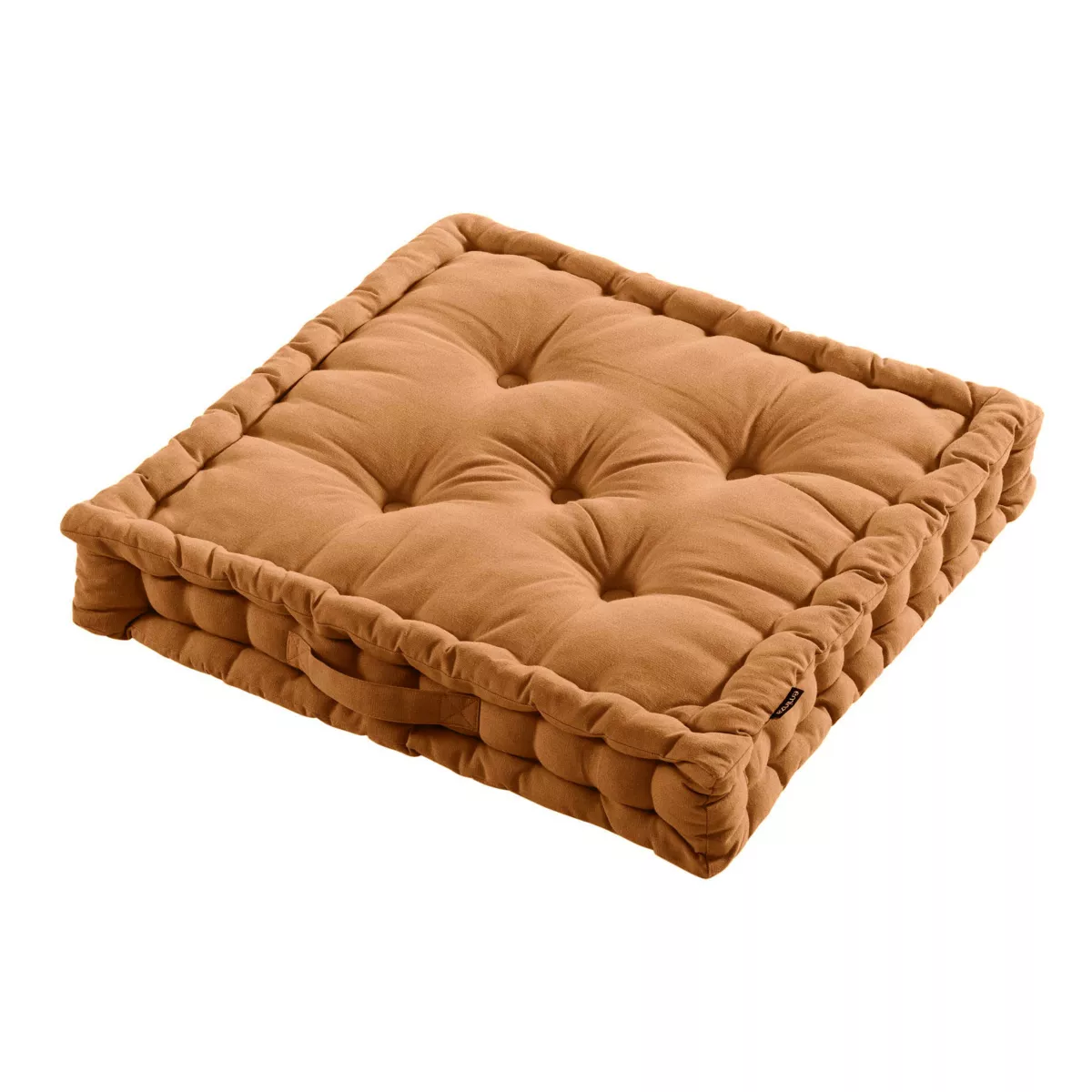 Coussin de sol coton (60 x 60 cm) Pixel Camel