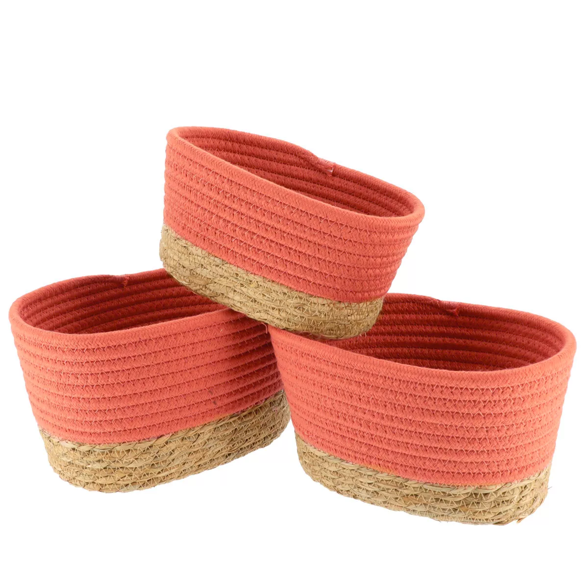 Lot de 3 paniers Timeless Terracotta 2