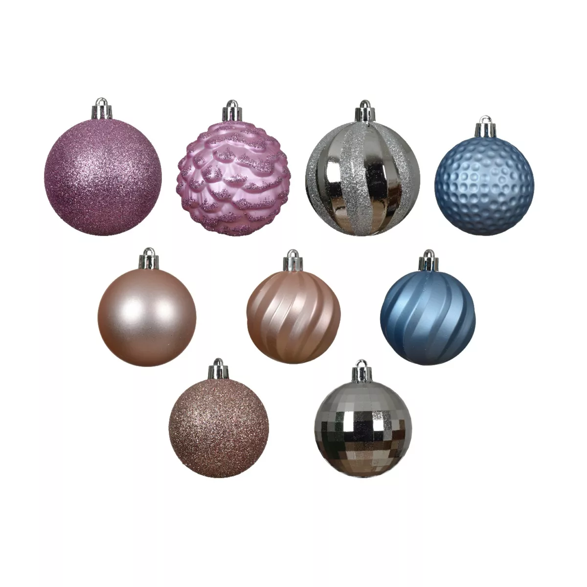 Lot de 30   Boule polystyrene dia7.00cm rose/couleur(s)