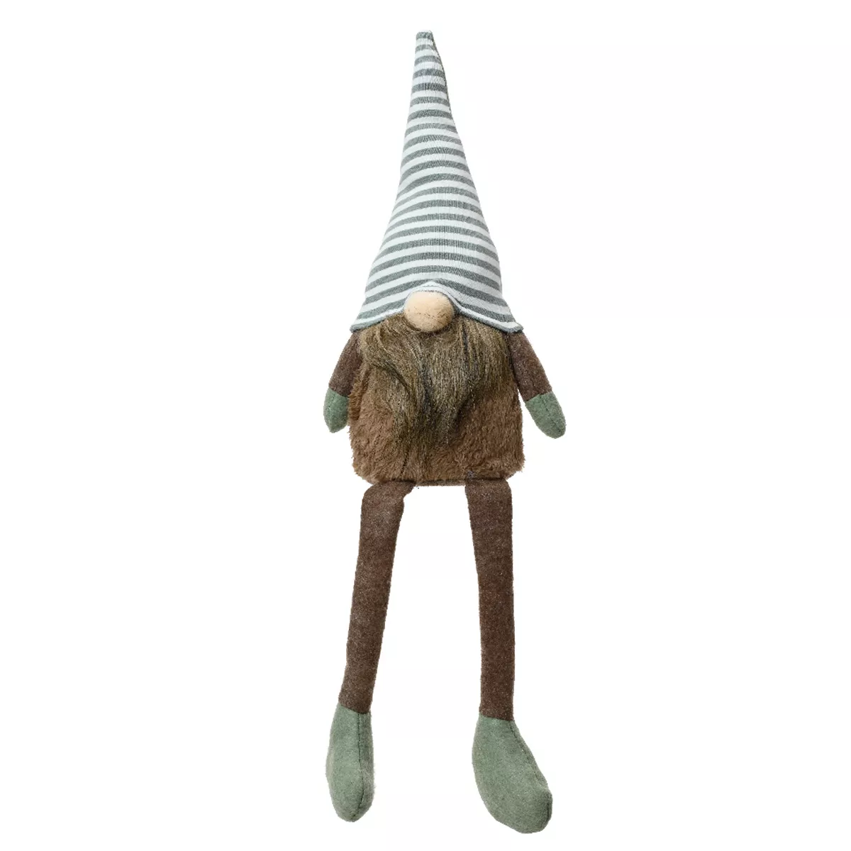 Lutin de Noël à asseoir (H50 cm) Andie Menthe blanche