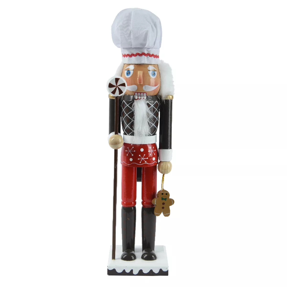 Soldat Casse-noisette en bois (H38 cm) Henri et Pain d'épices