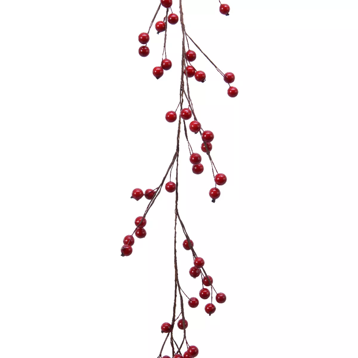 Guirlande de Baie laquée (150 cm) Elycia Rouge