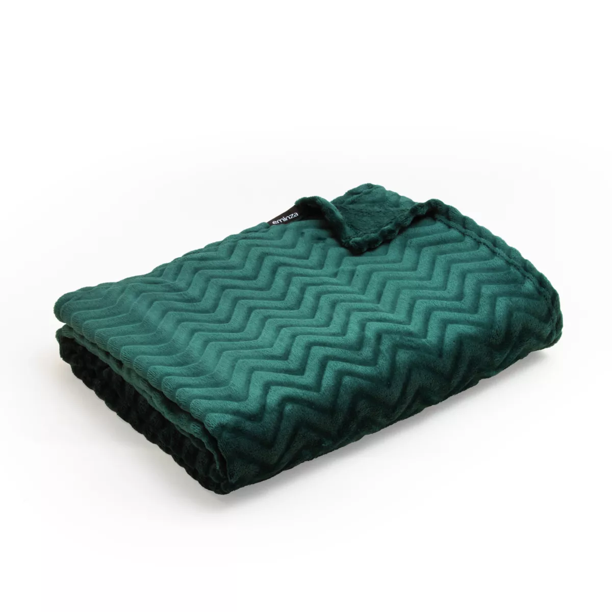 Manta suave en franela (180 x 230 cm) Zag Verde