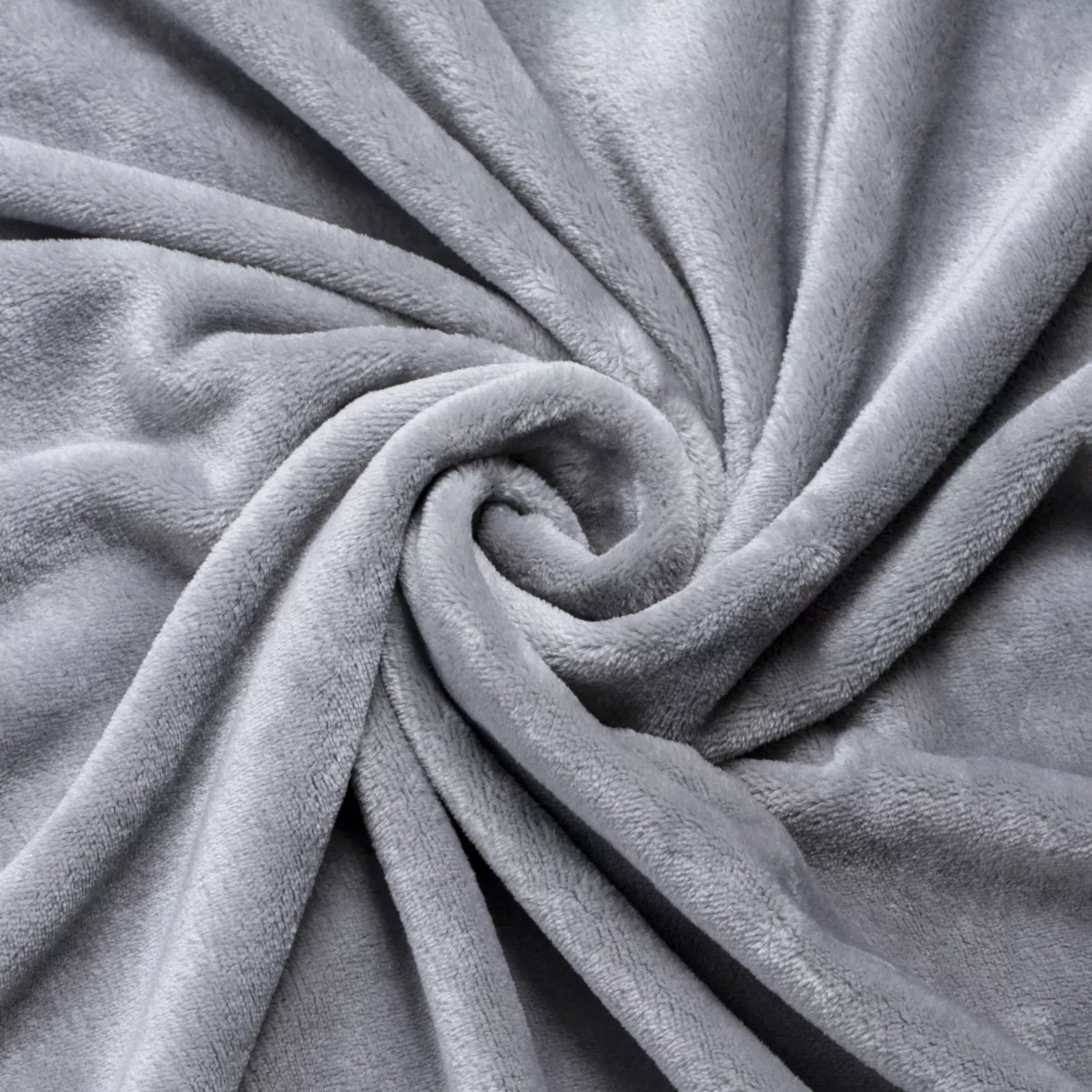 Manta suave en franela (130 x 180 cm) Didou Gris claro