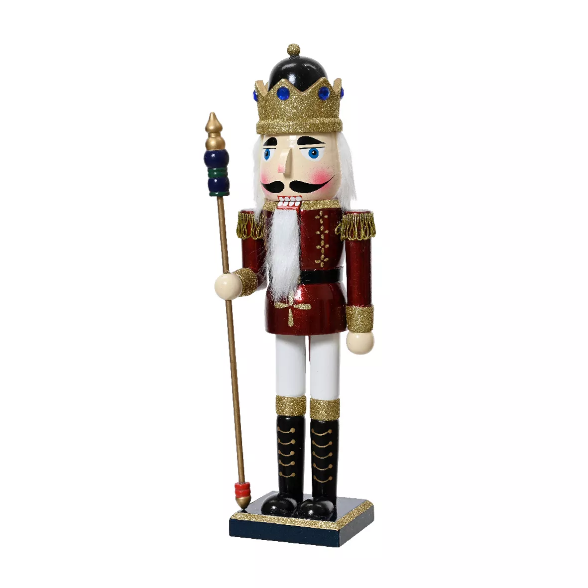 Soldat Casse-noisette en bois (H50 cm) Roi Louis Bordeaux