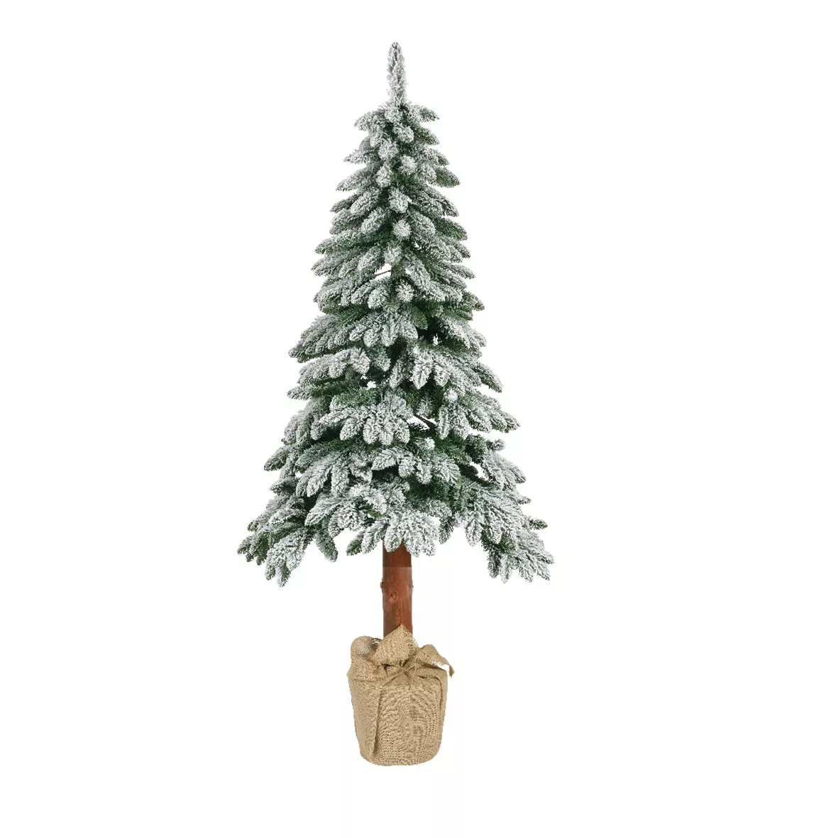 Künstlicher Weihnachtsbaum H210 cm Tora Grün verschneit