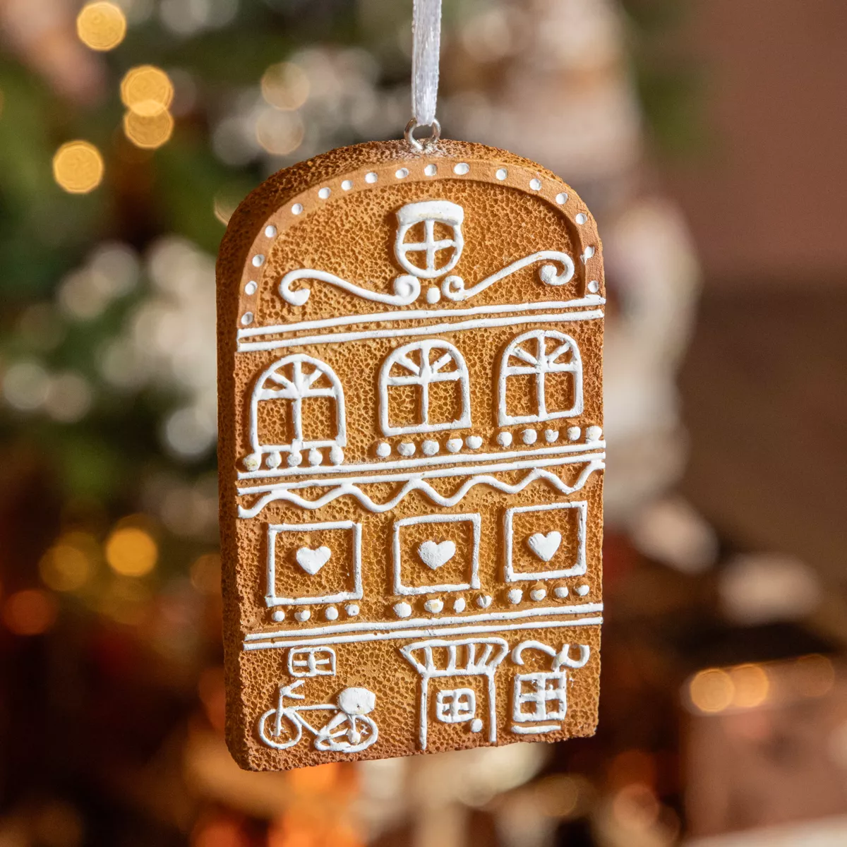 Kleines Haus zum Aufhängen (H10 cm) Leckeres Weihnachtsgebäck