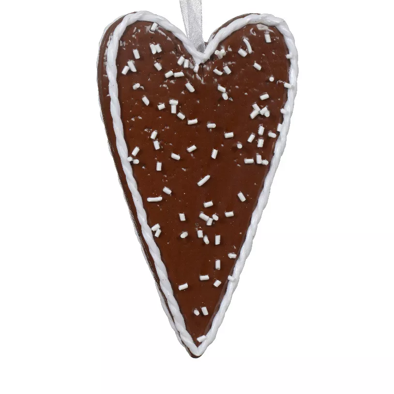 Cuore da appendere (H14 cm) Vermicelli e Cioccolato goloso