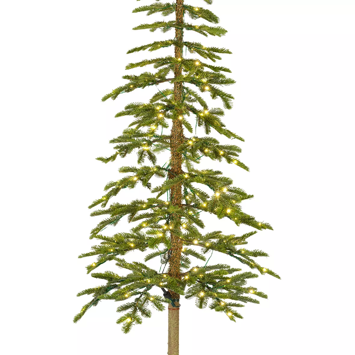 Árbol artificial de Navidad con luces 250 LED H240 cm Sierra Verde abeto