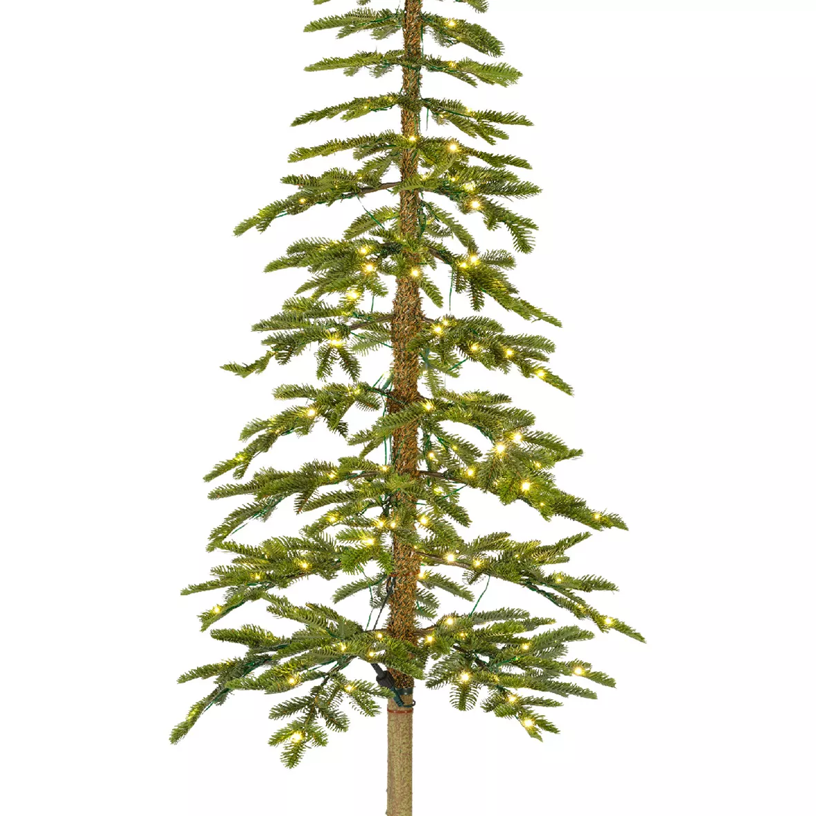 1 Sierra sapin prelit dia50.00-H210.00cm-200L vert/blanc chaud
