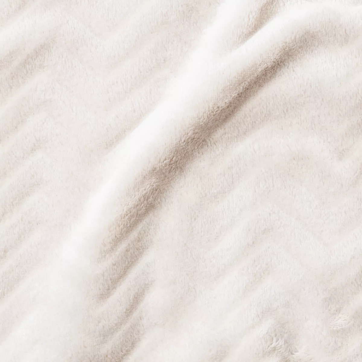 Manta suave en franela (125 x 150 cm) Zag Crudo