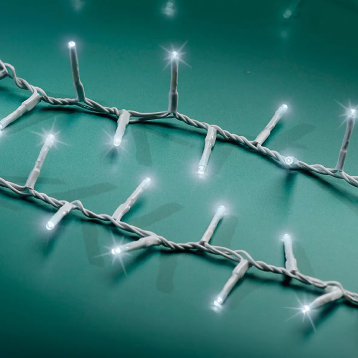 Guirlande lumineuse Luxe 11 m Blanc froid 500 LED CB