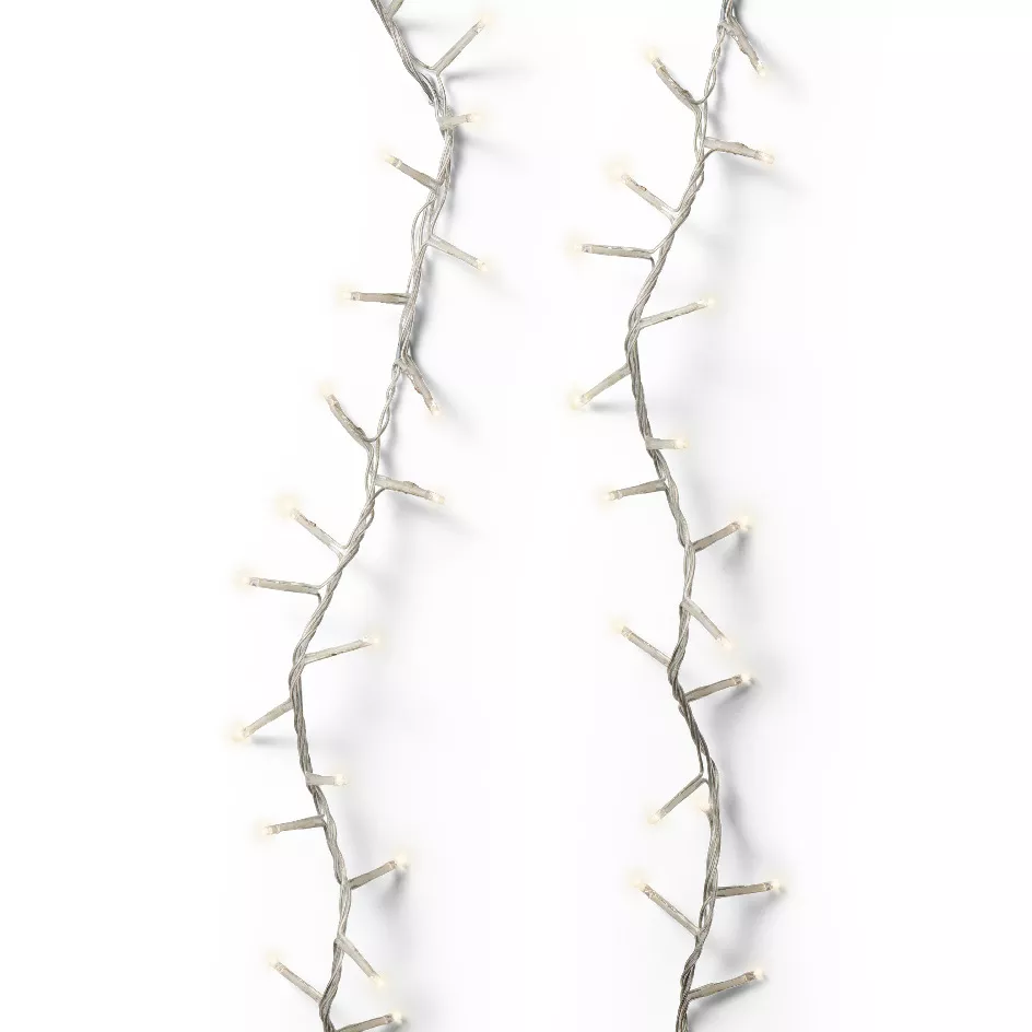 Guirnalda luminosa 45 m 2000 LED cable transparente Lujo Blanco cálido