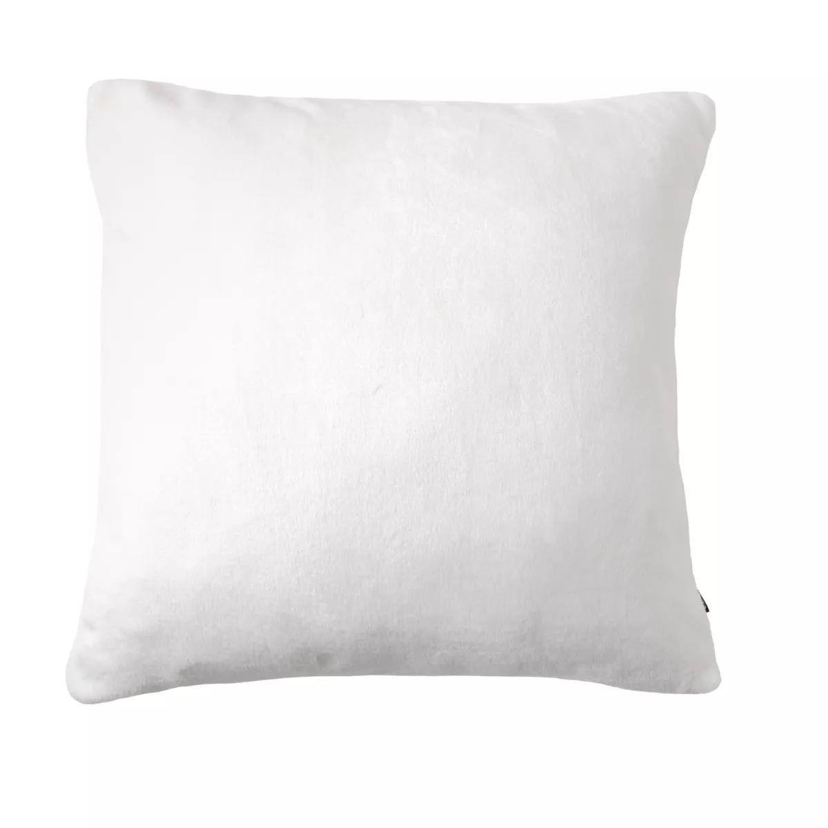Housse de coussin carrée flanelle (60 x 60 cm) Didou Ivoire