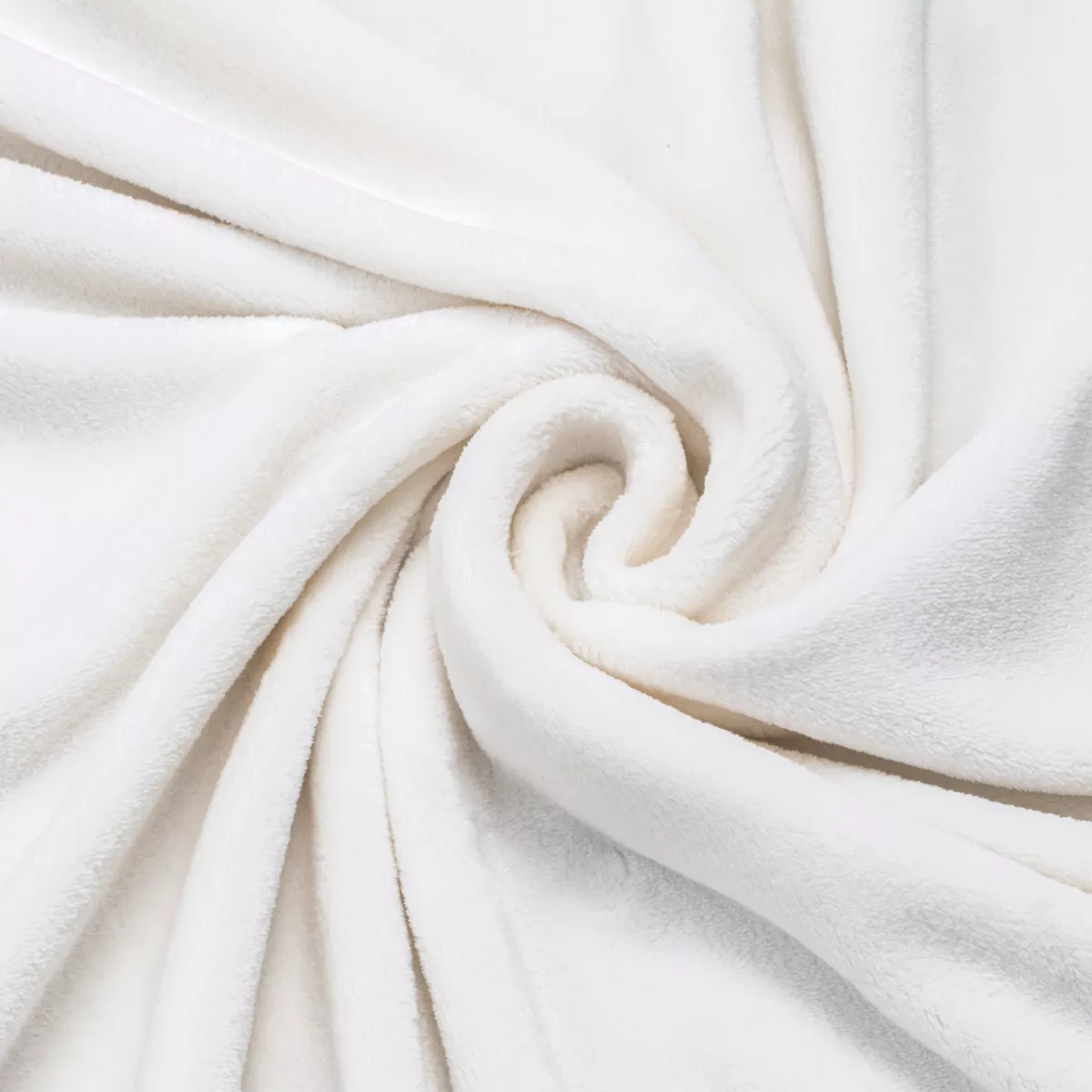 Funda de cojín rectangular en franela (40 x 60 cm) Didou Marfil