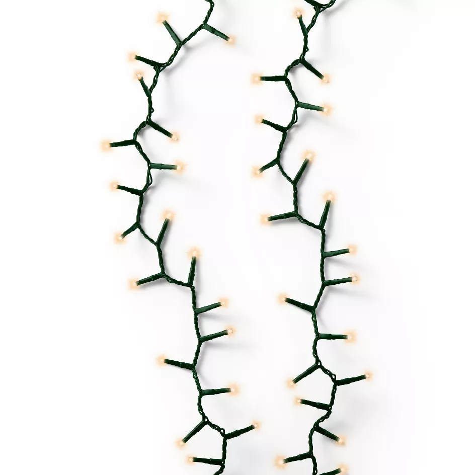 1 LED compact guirlande 4500cm-2000L vert/blanc classique