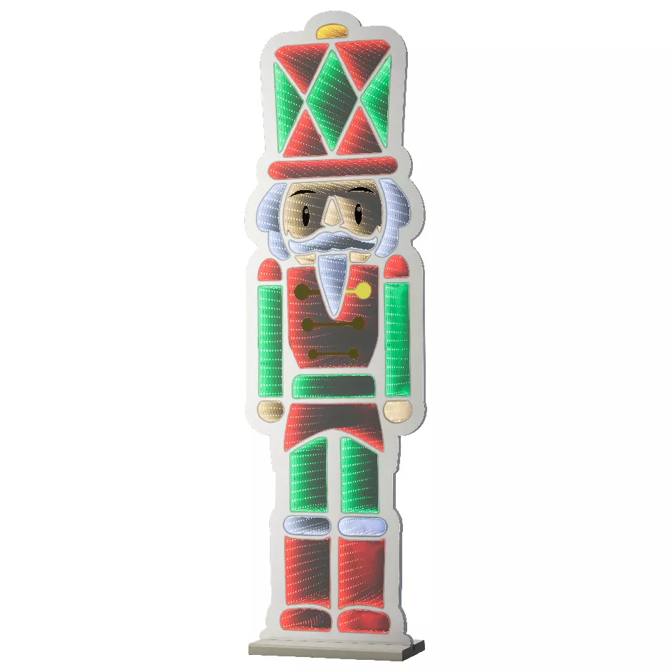 Cascanueces luminoso 624 LED (H120 cm) Infinity Blanco frÃ­o y multicolor