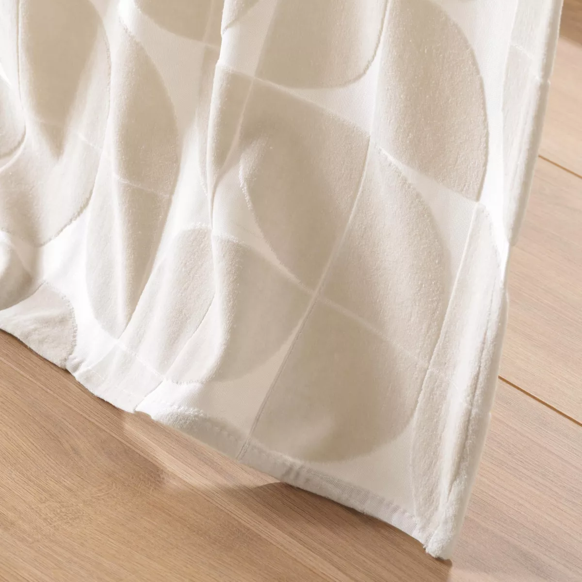 Tenda con occhielli velluto (135 x 260 cm) Geolia Beige