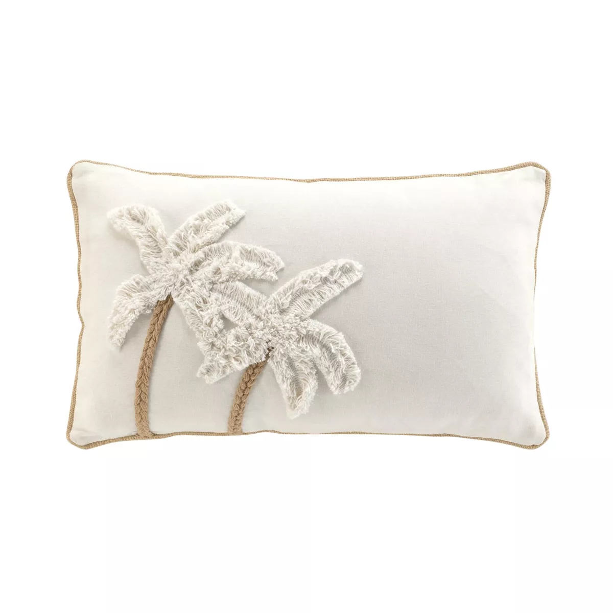Cuscino rettangolare cotone (30 x 50 cm) Sahara Ecru