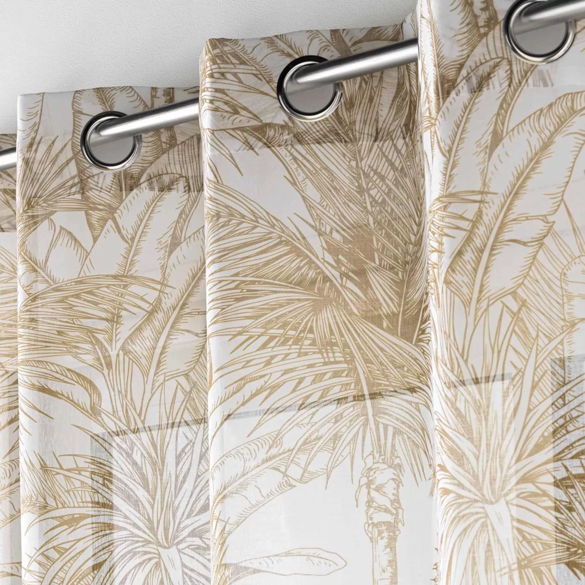 Voilage œillets (140 x 240 cm) Dune Beige