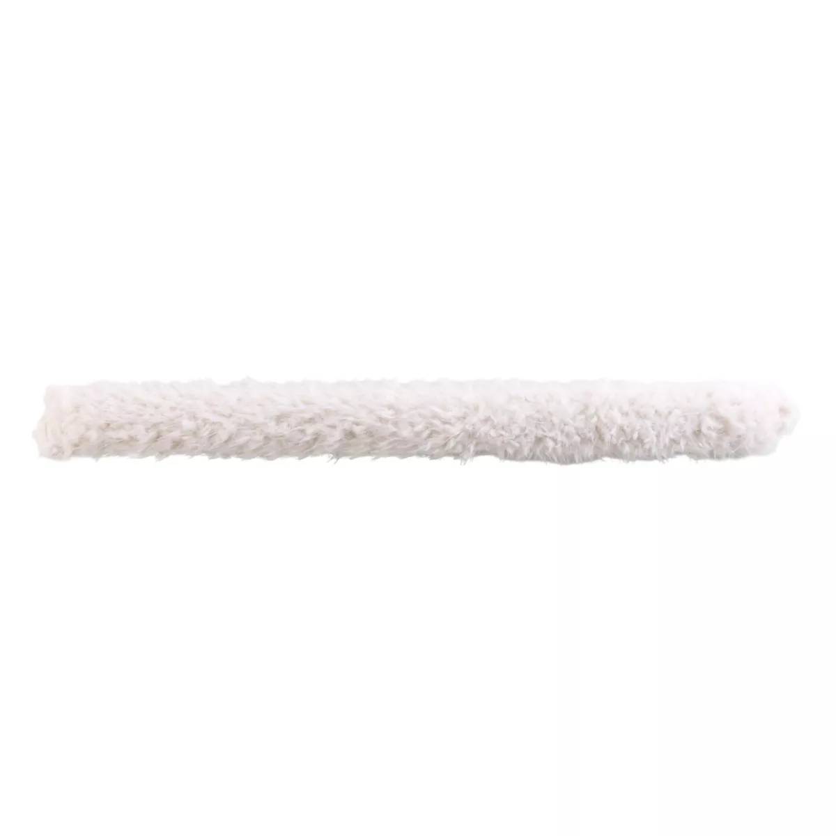 Zugluftstopper aus Kunstfell (80 x 10 cm) Schaf Cremeweiß