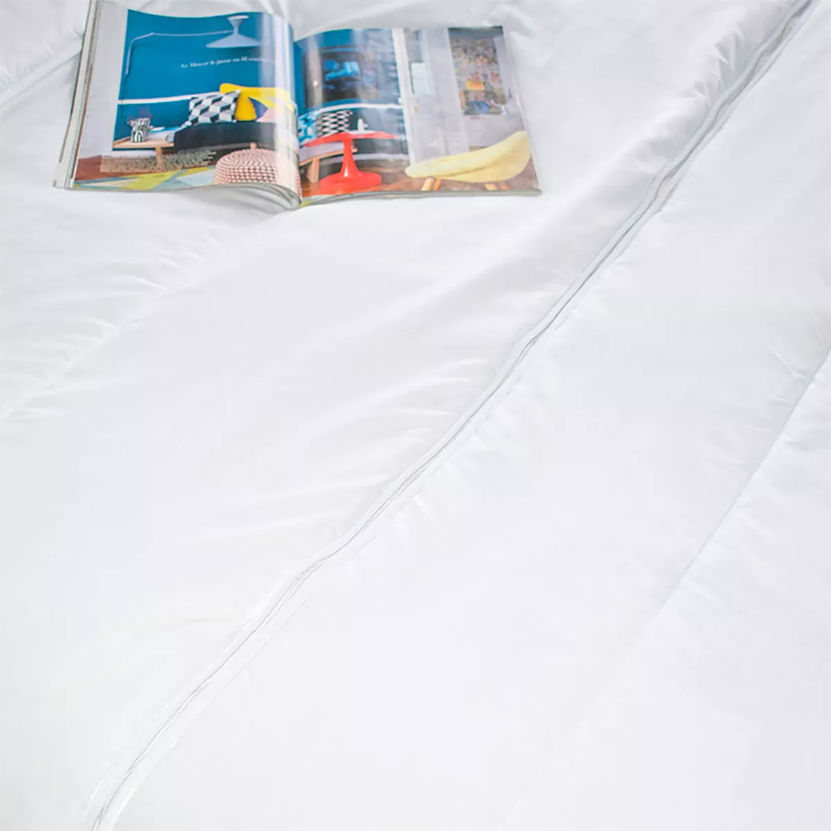 Warme Deken (240 x 220 cm) Deelbaar Wit