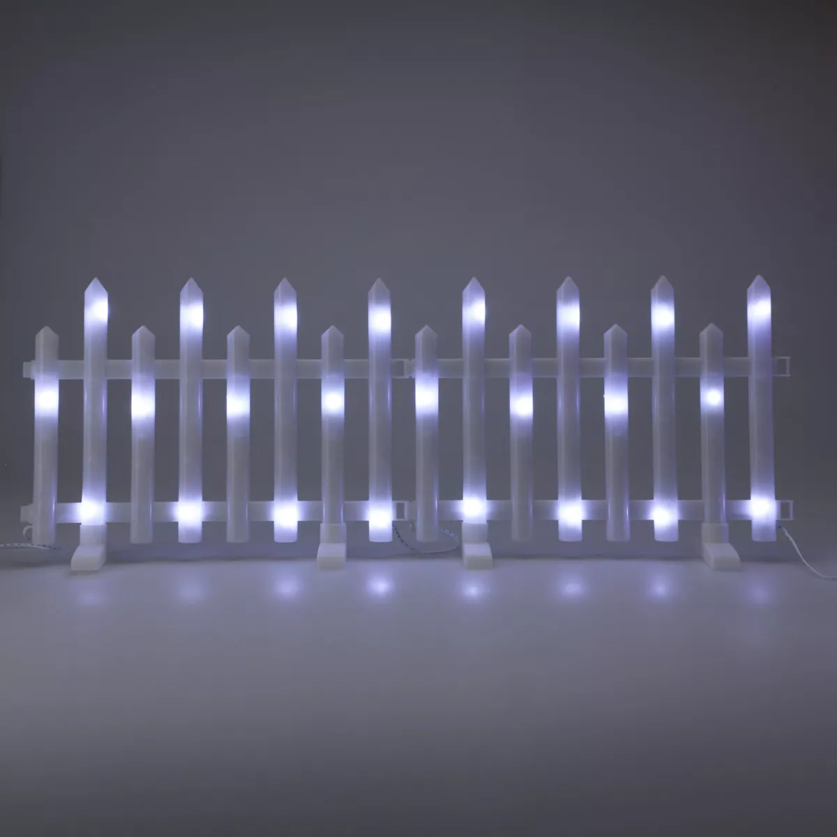 Lote de 8 barreras luminosas 192 LED (2,80 m x H25 cm) Encanto Blanco frío