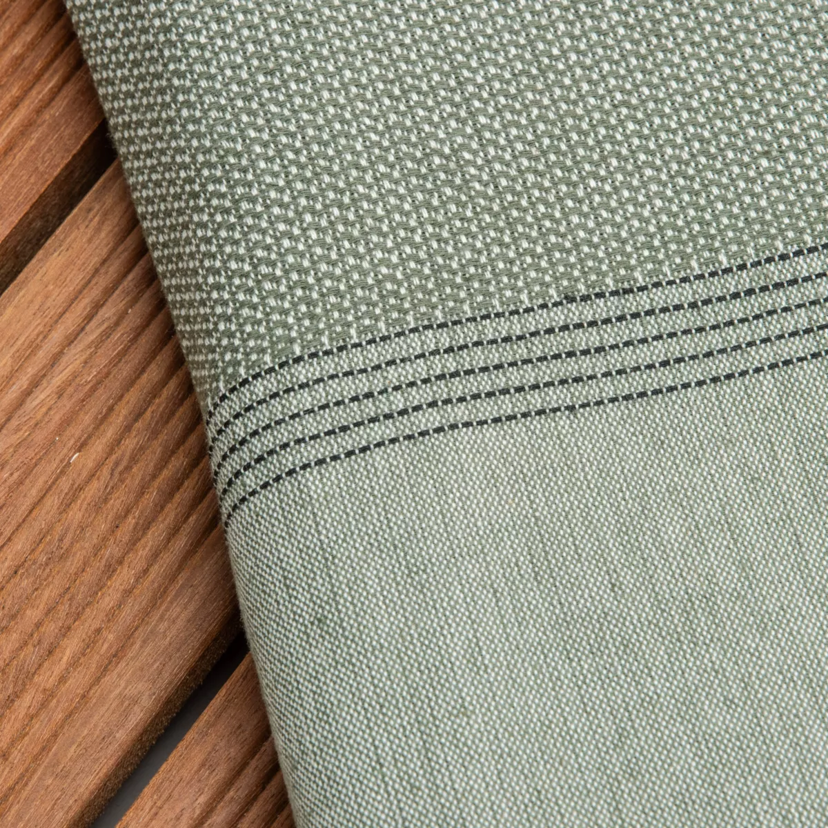 Strandtuch aus recycelter Baumwolle (100 x 200 cm) Beach Khaki