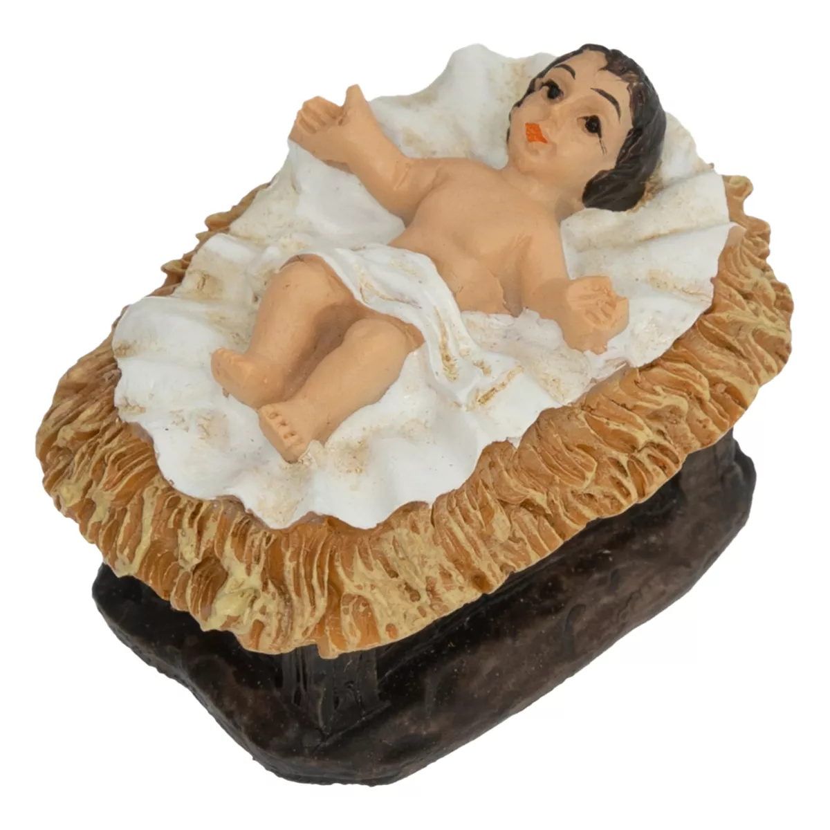 CRECHE DE NOEL LED 7 SANTONS 30X20CM