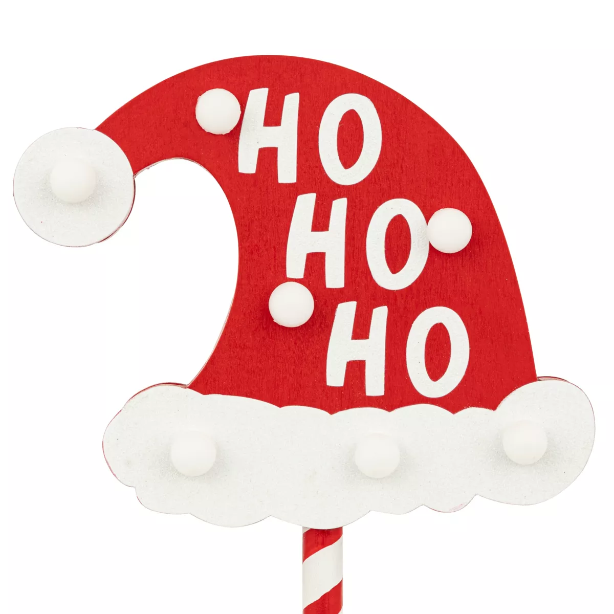 Panneau lumineux à piles (H41 cm) Ho Ho Ho Rouge