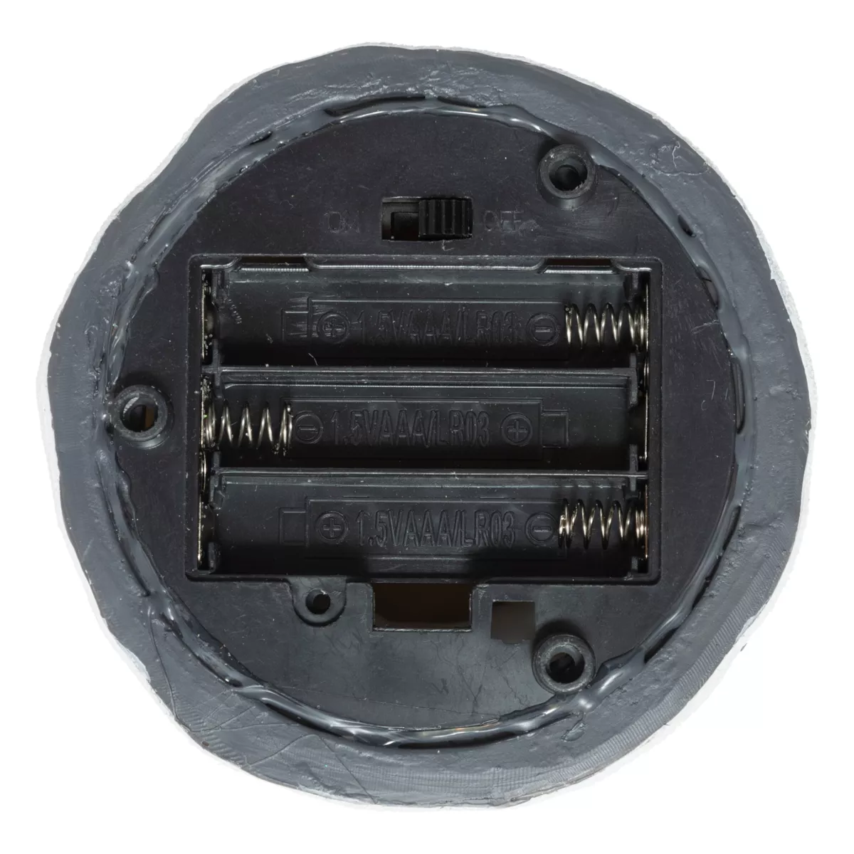 Molino de viento luminoso a pilas (H16 cm) Alas en movimiento