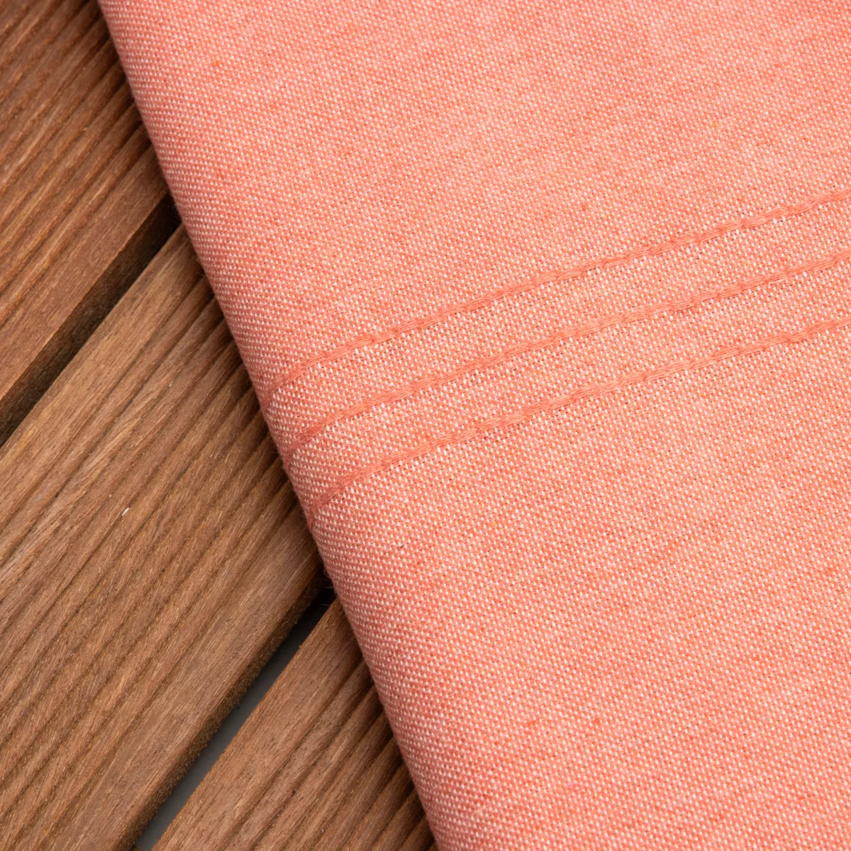 Strandtuch aus recycelter Baumwolle (100 x 200 cm) Sunshine Korallenrot