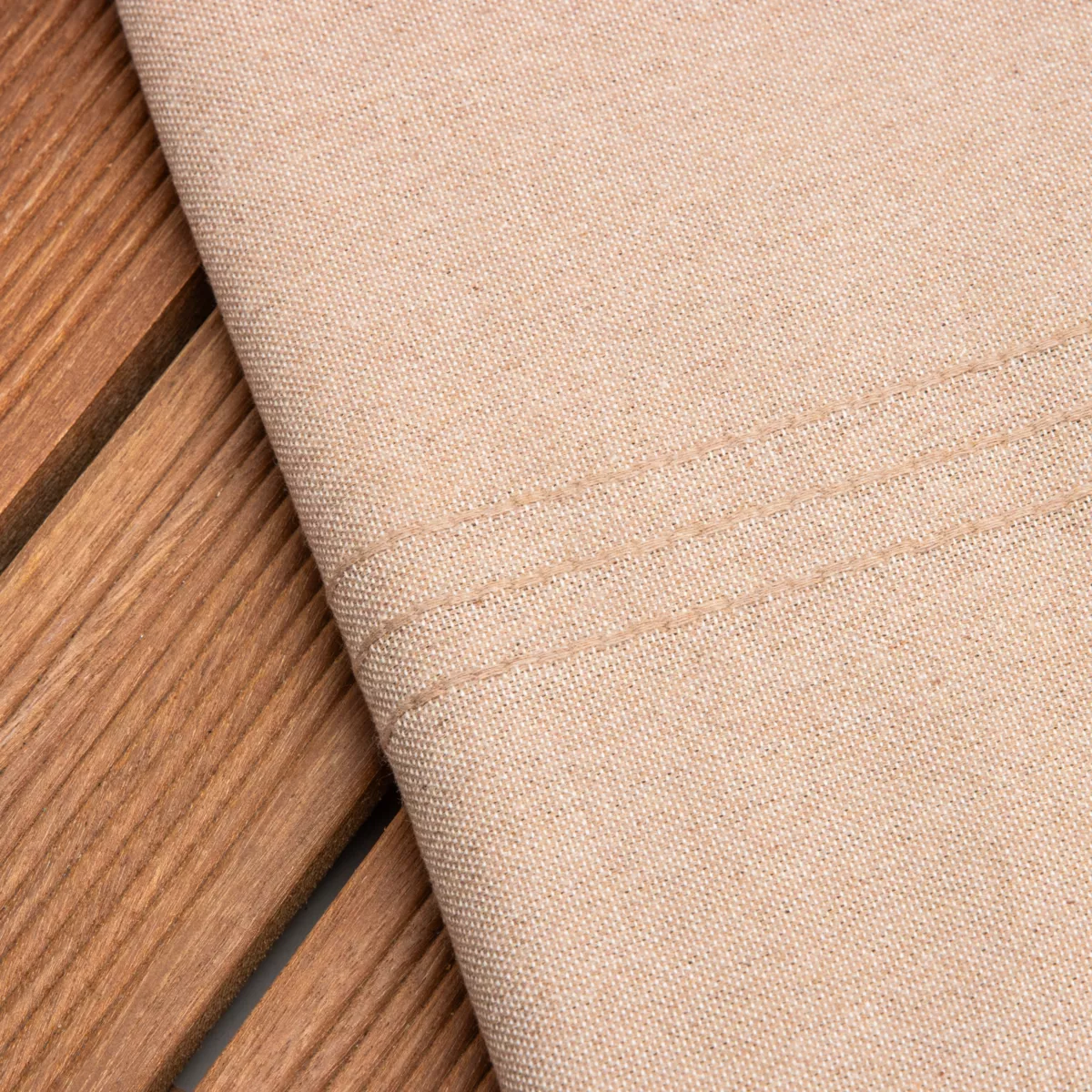 Strandlaken van gerecycled katoen (100 x 200 cm) Sunshine Beige