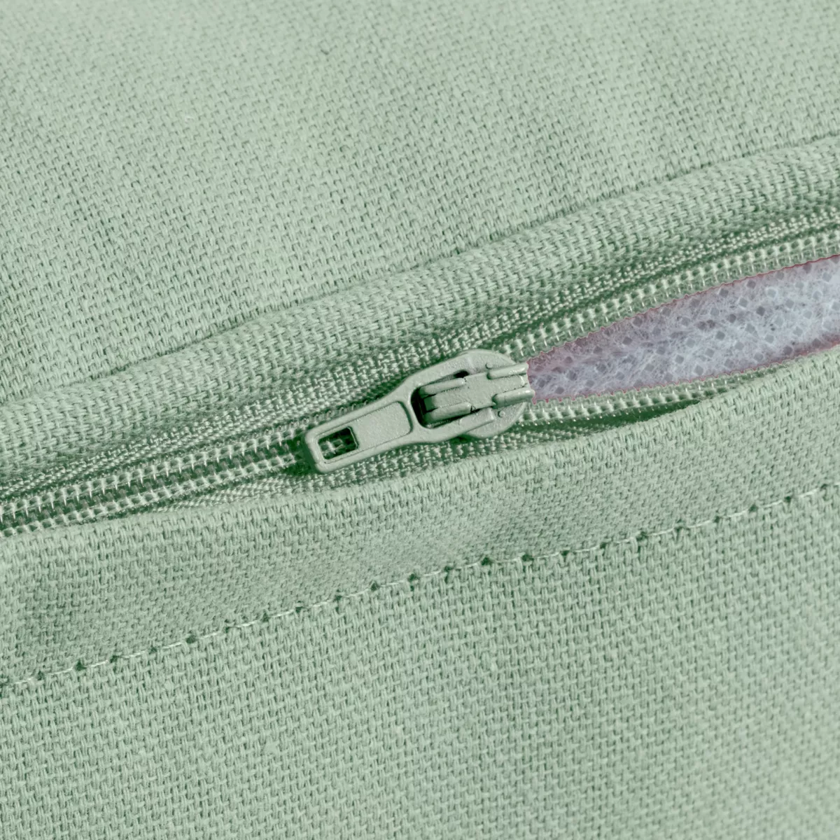 Cojín cuadrado en algodón (40 x 40 cm) Pixel Verde menta