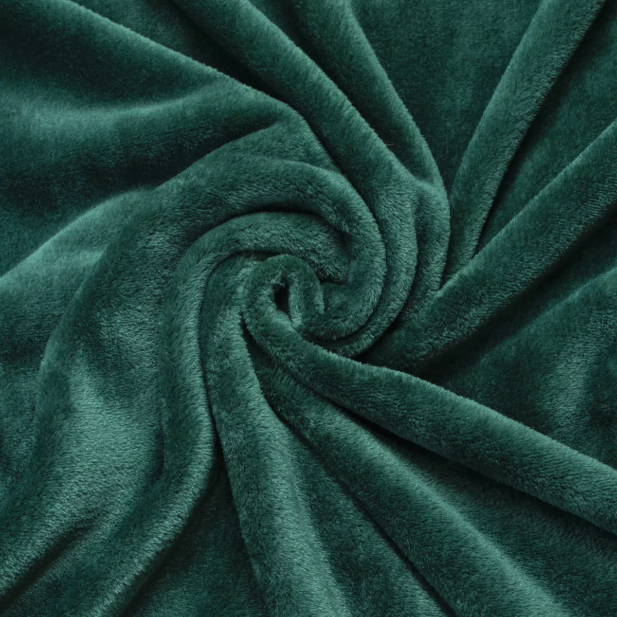 Housse de coussin carrée flanelle (45 x 45 cm) Didou Verte